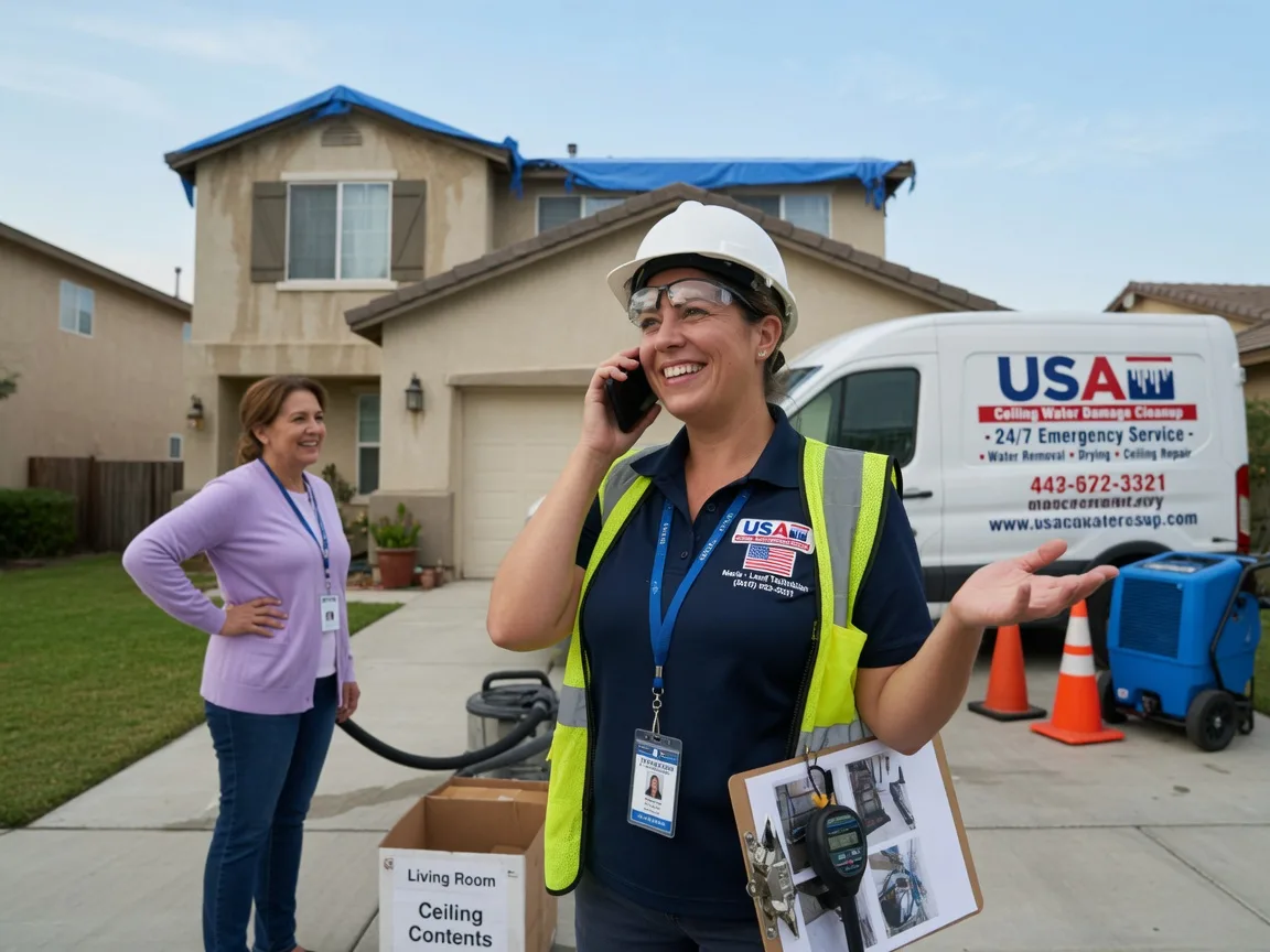 Ceiling Water Damage Restoration Loranger, LA FAQs
